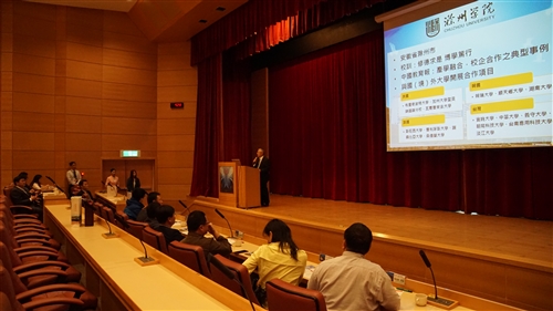 滁州學院貴賓參訪蘭陽校園活動