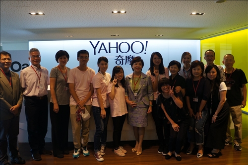 張校長參加Yahoo TV 產學合作實習計畫