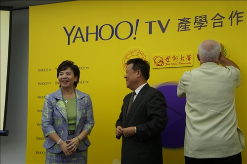 張校長參加Yahoo TV 產學合作實習計畫