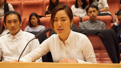 106學年校長與大四學生有約-出國心得分享與經驗交流座談會