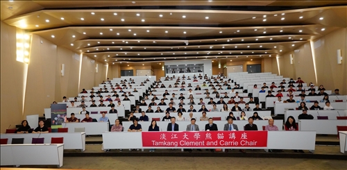 淡江熊貓講座開講(3)-聘請加拿大皇家科學院及工程學院雙院士孫學良博士