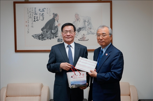 淡江熊貓講座開講(II)-聘請國際著名SCI學術期刊總編輯Research on Chemical Intermediates安保正一教授