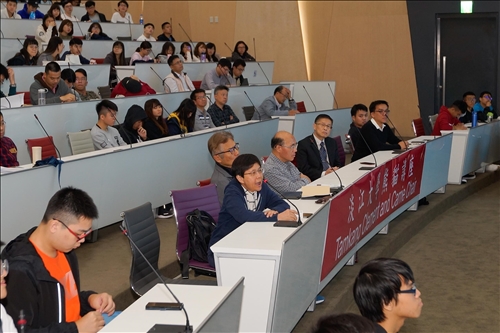 淡江熊貓講座開講(II)-聘請國際著名SCI學術期刊總編輯Research on Chemical Intermediates安保正一教授