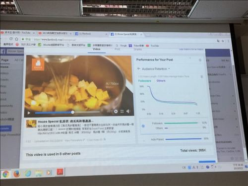 群眾在觀看影片幾秒後離開→數據報表