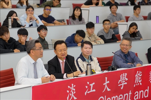 淡江熊貓講座開講(9)-邀請新加坡國立大學副校長、美國國家院士劉立方博士