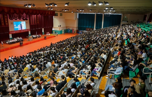 21-108年9月6日新生開學典禮會場