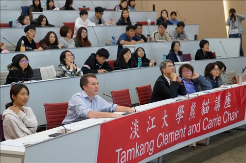 淡江熊貓講座開講(10)-邀請加拿大約克大學榮譽教授Dr. Daniel DRACHE