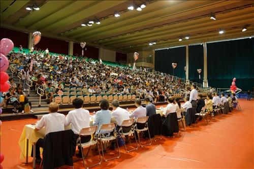 108年8月24日在淡水校園舉辦的新生暨家長座談會會場(1)