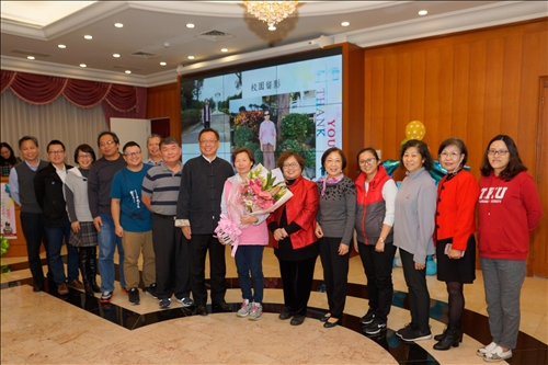 榮退同仁感念淡江情•歡送茶會感謝奉獻心