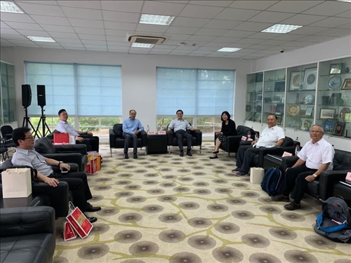 7-108年8月9日本校與上海復旦大學進行姊妹校會談