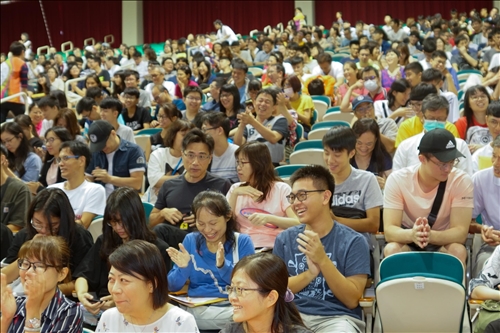 108年8月24日在淡水校園舉辦的新生暨家長座談會會場(3)