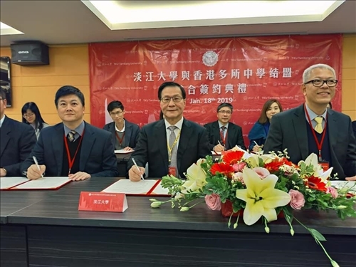 拓展淡江海外招生，結盟香港多所高中