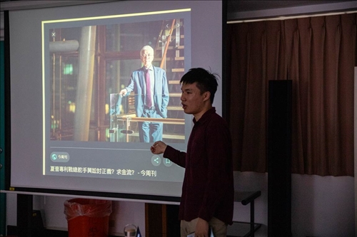 講者分享採訪經驗