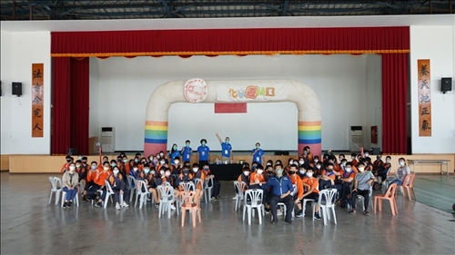 虎尾國中活動.參與學生團拍