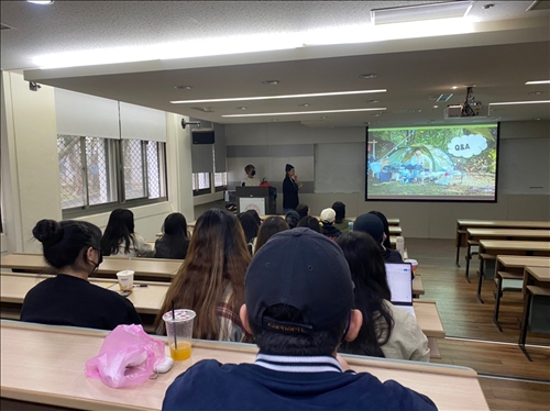 導演王天佑及製片黃子瑋與學生互動QA