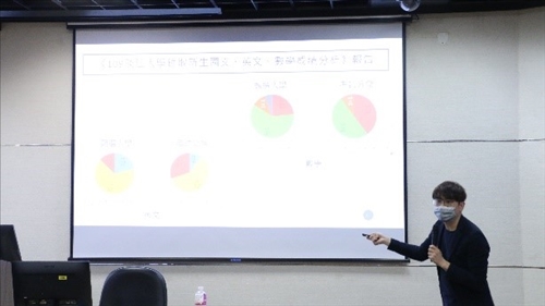 李老師分享自身進行教學設計的歷程