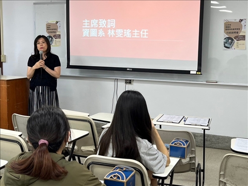 林雯瑤主任提醒學生赴校外實習須展現超越平常的表現，為學弟妹樹立好榜樣



