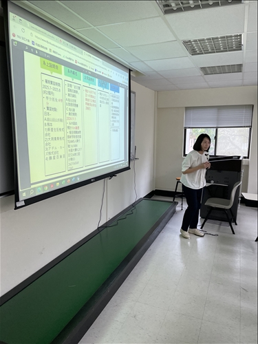 主講者蔡欣吟副教授