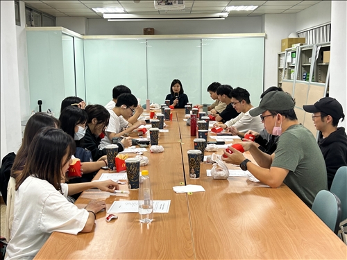 系主任說明活動目的