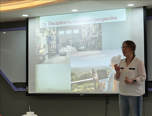 賈惠雲講師「團隊運作模式、合作與溝通」講座