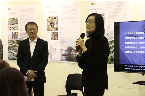 教發中心張主任進行會後總結