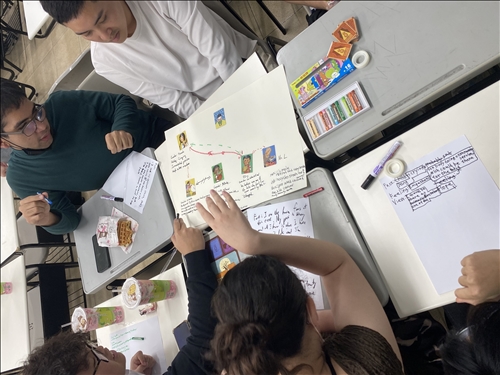 同學們發揮創意，組織多元家庭。