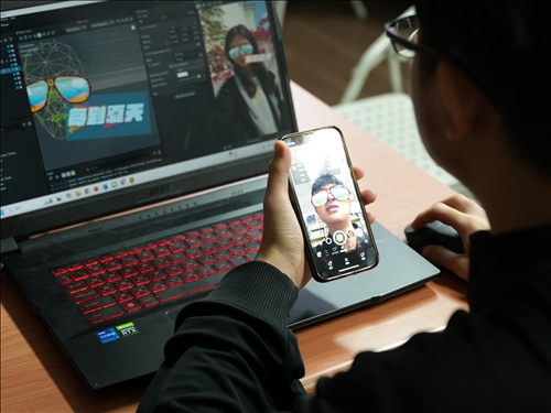 同學實作測試濾鏡