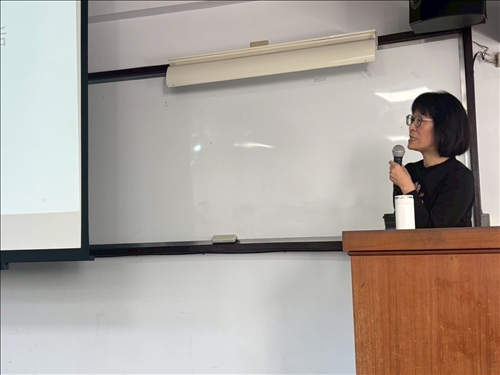 石秋霞組長專題演講，以我們用展覽說故事講起