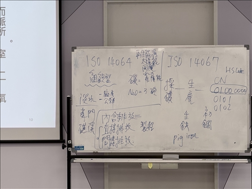 講解 ISO 14064（組織型碳盤查）與 ISO 14067（產品型碳足跡）之差異。