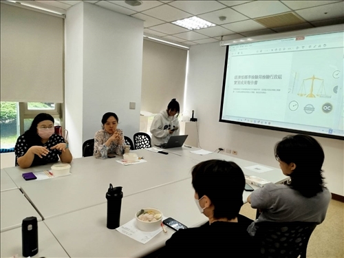 楊子珊同學分享實習成果