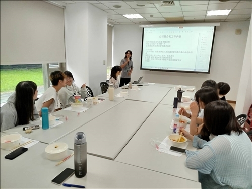 鄭宏瑞同學分享實習成果