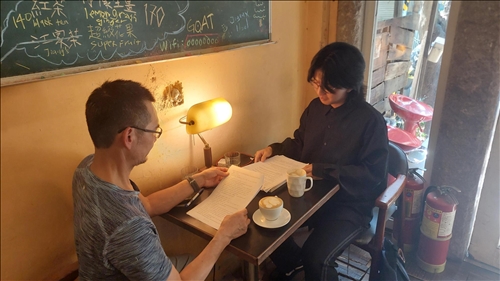 俄文系四年級鄭宏瑞同學於櫻桃園文化出版社實習