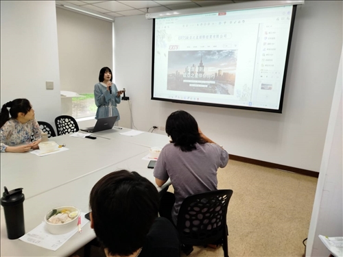 彭湘眉同學分享實習成果