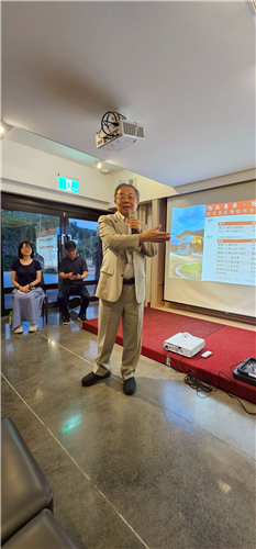 淡江大學文錙藝術中心張炳煌主任蒞臨致詞【攝影：陳國彰】