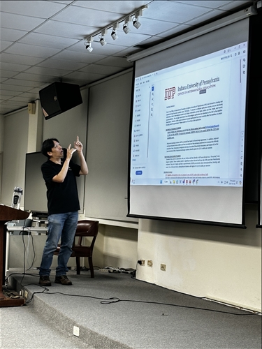 陳惇凱老師介紹天普大學、賓州印第安那大學