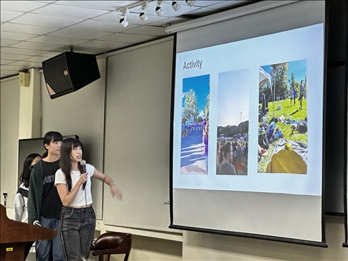 張議文同學分享在維諾納大學的留學經驗