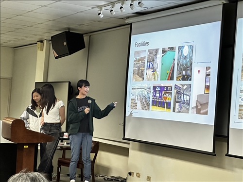 林以涵同學分享在維諾納大學的留學經驗