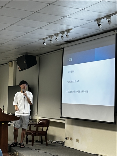 劉俊哲同學分享在居禮夫人大學的留學經驗