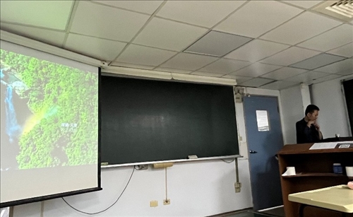 最後播放《看見台灣》影片喚醒大家對於「氣候變遷」及「淨零排放」議題的重視