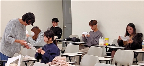 學生就12面體的單面體進行實作