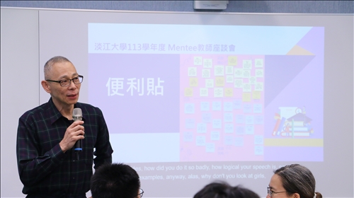 李老師進行總結與鼓勵新聘教師