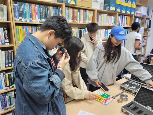 同學體驗視障生所使用之輔具(第三場)