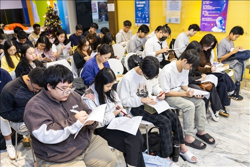 境外生填答問卷中