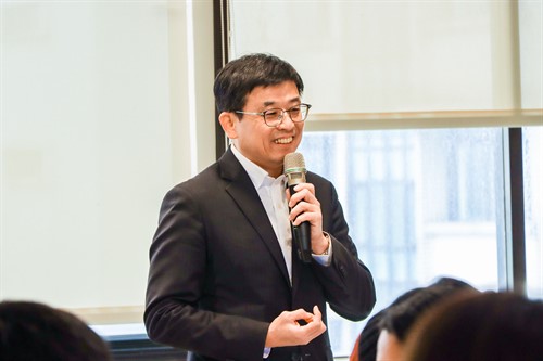 葉劍木國際長致詞