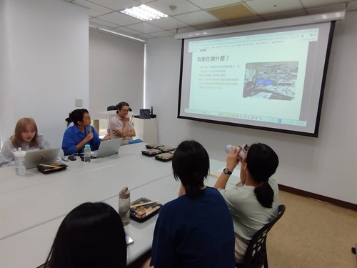 吳品瑤同學講述兩廳院實習內容
