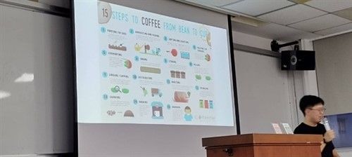 Coffee in progress
