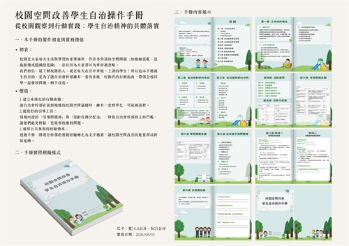 學生運用海報呈現校園自然環境與學習任務，作為講座討論生態教育與地方場域的案例。