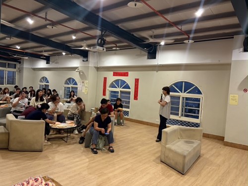 系主任阮聘茹開場