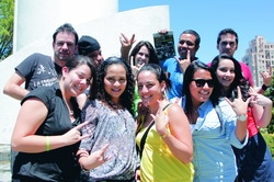 本月8日國交處舉辦外國學生說明會，來自各國的外國學生在淡江喜相逢。（攝影�黃乙軒）