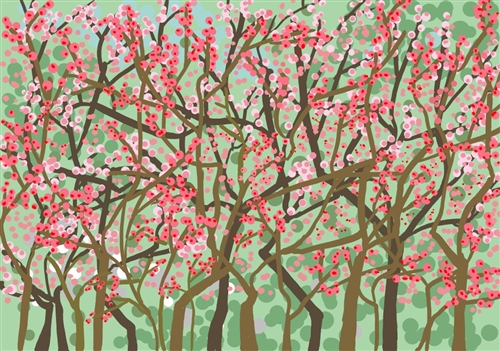 e筆書畫展 ：春華